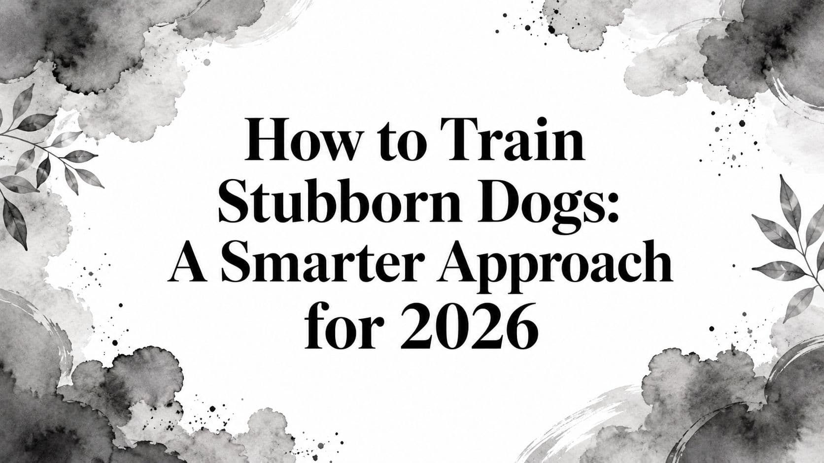 How to Train Stubborn Dogs: A Smarter Approach for 2026
